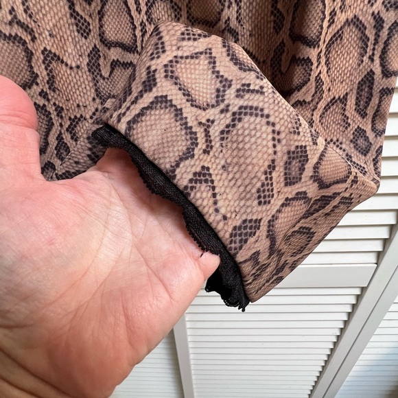 Women’s Sz 4P  tank top style Snake Print Dress 1990’s Y2K - Picture 6 of 8